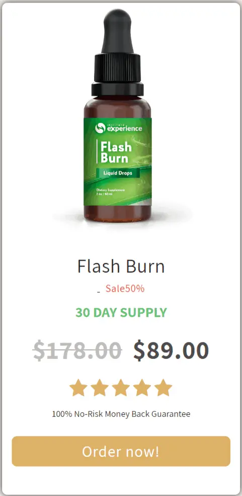 Flash Burn offer price
